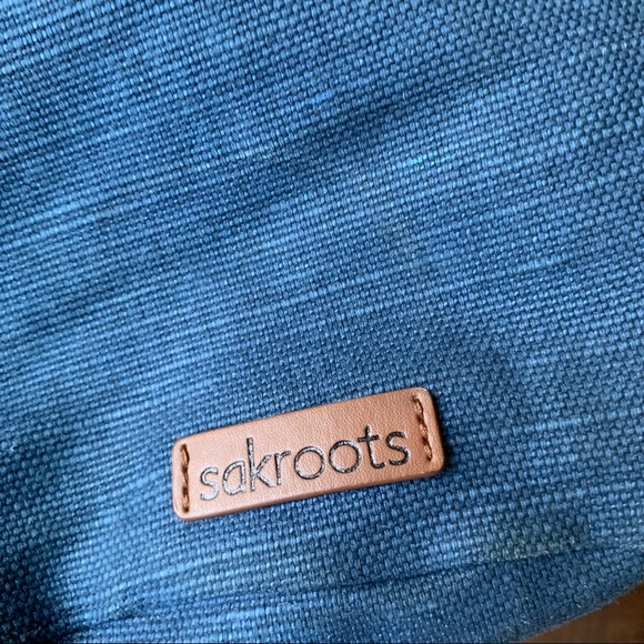 Sak Roots Sakroots canvas shoulder or cross body bag purse - Picture 2 of 8